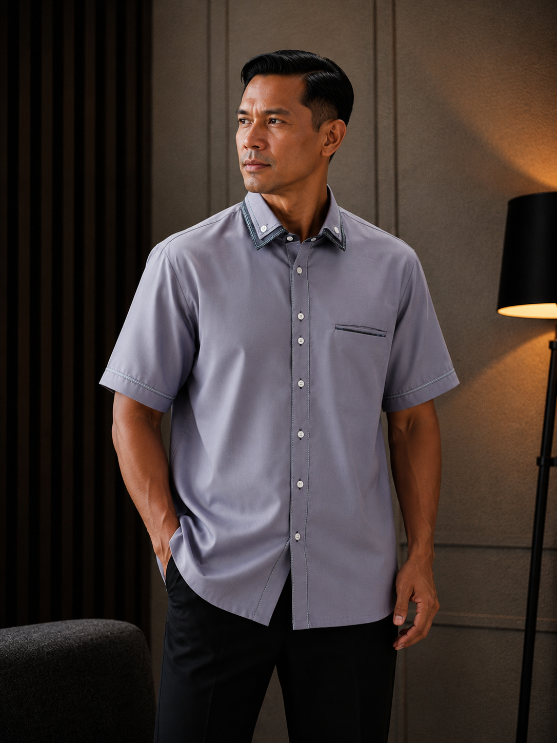 DOUBLE COLLER - DC L0002 - LW