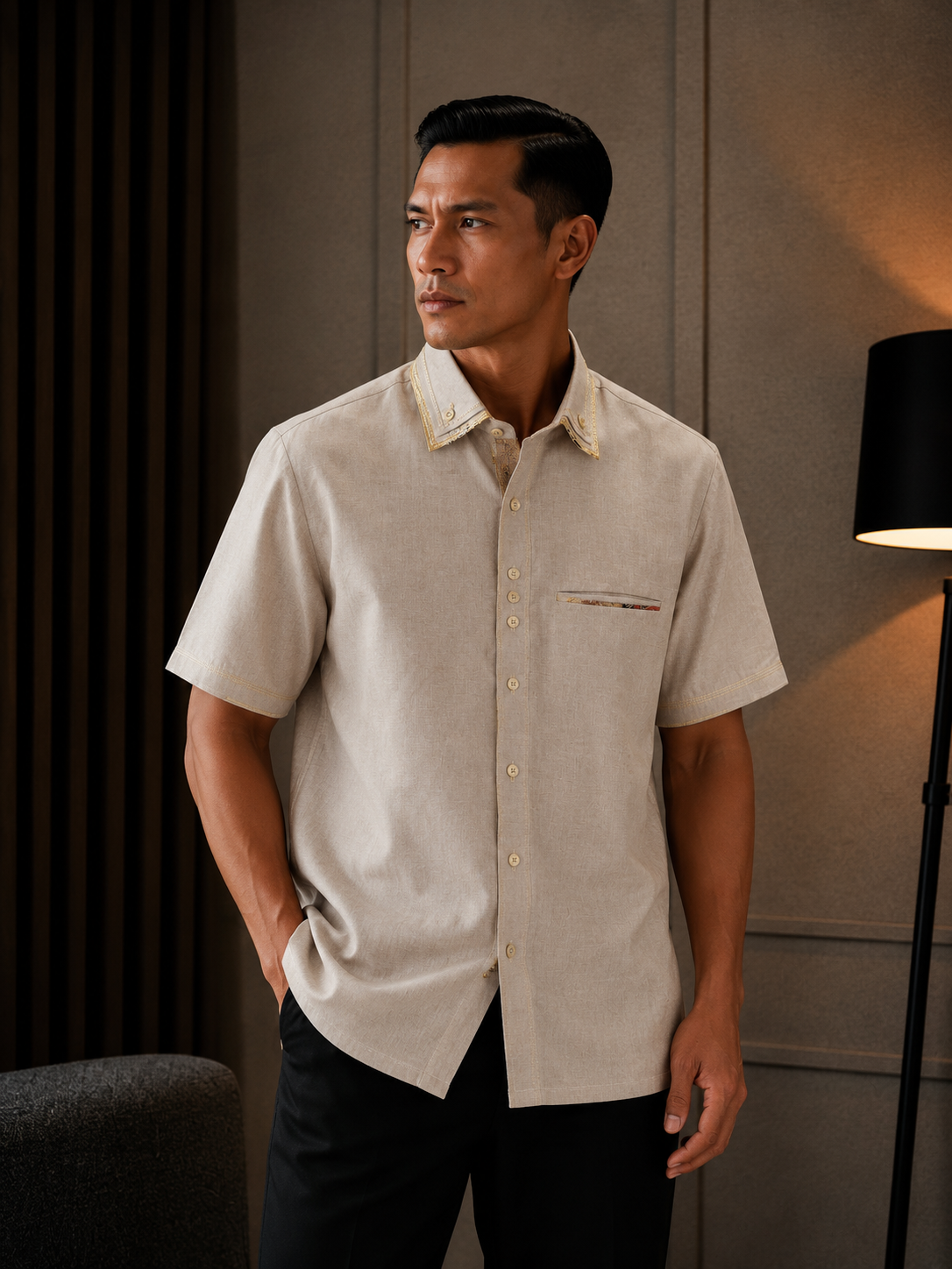 DOUBLE COLLER - DC L0003 - LW