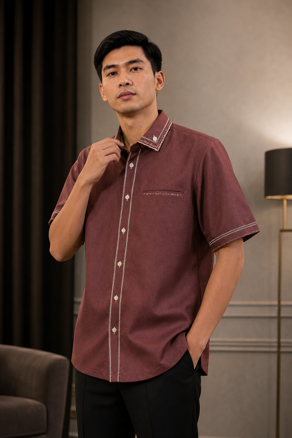 DOUBLE COLLER - DC L0012 - LW