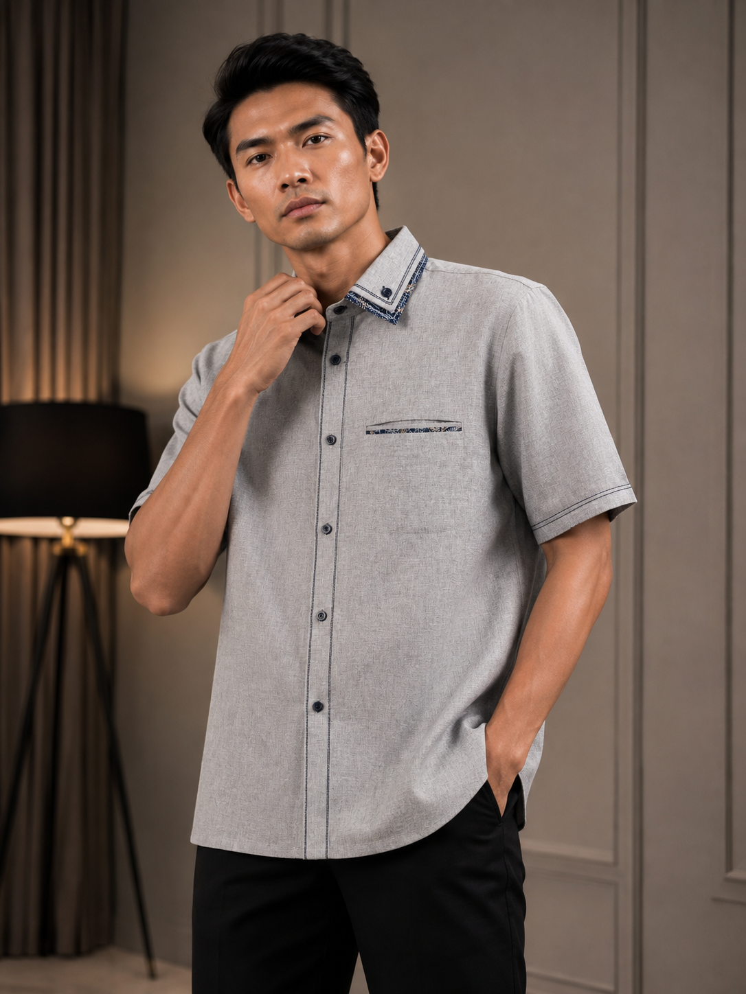 DOUBLE COLLER - DC L0013 - LW